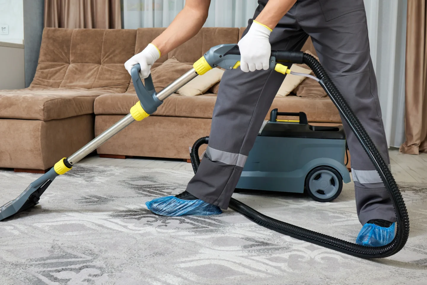 Carpet cleaning by professional Smithton, IL